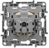 Розетка силов. Legrand Etika 672321 скрыт. зазем. IP21 слоновая кость