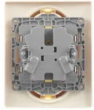 Розетка силов. Legrand Etika 672333 2розет. скрыт. зазем. штор. IP21 слоновая кость