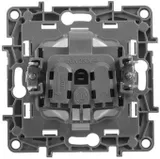 Розетка силов. Legrand Etika 672234 скрыт. штор. IP21 белый