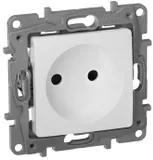 Розетка силов. Legrand Etika 672234 скрыт. штор. IP21 белый
