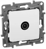 Розетка телев. Legrand Etika 672251 скрыт. белый