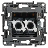 Розетка комп. Legrand Etika 672355 скрыт. слоновая кость