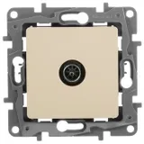 Розетка телев. Legrand Etika 672351 скрыт. слоновая кость