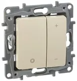 Диммер Legrand Etika скрыт. кноп. IP20 слоновая кость (672318)