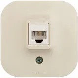Розетка телеф. Legrand Quteo 782244 откр. слоновая кость