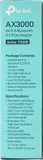TP-Link Archer TX50E, AX3000 Двухдиапазонный Wi-Fi 6 Bluetooth 5.0 адаптер PCI Express, до 574 Мбит/с на 2,4 ГГц + до 2402 Мбит/с на 5 ГГц, 2 антенны с высоким коэф. усиления