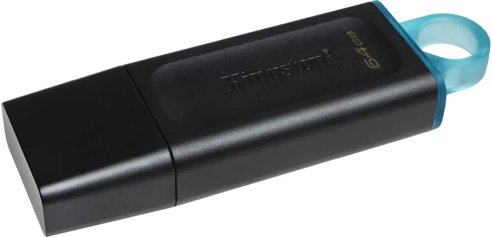 Носитель информации Kingston Flash Drive 64GB USB3.2 Gen 1 DataTraveler Exodia (Black + Teal)
