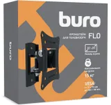 Кронштейн для телевизора Buro FL0 черный 20"-29" макс.15кг настенный поворот и наклон