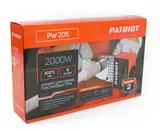 Сварочный аппарат для пластиковых труб Patriot PW 205 2кВт Тмакс.:300 парн.насад. 6насад. (кейс в компл.) (170302010)