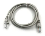 Патч-корд Buro UTP-5E-1.5M-G UTP 4 пары cat.5E CCA molded 1.5м серый RJ-45 (m)-RJ-45 (m)