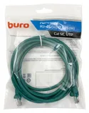 Патч-корд Buro UTP-5E-3M-GR UTP 4 пары cat.5E CCA molded 3м зеленый RJ-45 (m)-RJ-45 (m)