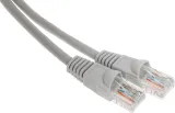 Патч-корд Buro UTP-5E-15M-G UTP 4 пары cat.5E CCA molded 15м серый RJ-45 (m)-RJ-45 (m)