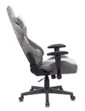 Кресло игровое Zombie VIKING X Fabric серо-голубой с подголов. крестов. пластик