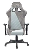 Кресло игровое Zombie VIKING X Fabric серо-голубой с подголов. крестов. пластик
