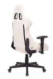 Кресло игровое Zombie VIKING X Fabric белый/зеленый с подголов. крестов. пластик