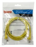 Патч-корд Buro UTP-5E-1,5M-Y UTP 4 пары cat.5E CCA molded 1.5м желтый RJ-45 (m)-RJ-45 (m)