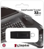 Флеш Диск Kingston 32Gb DataTraveler Exodia DTX/32GB USB3.0 черный/белый