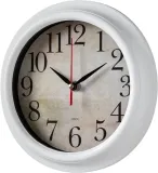 Часы настенные аналоговые Бюрократ WALLC-R80P D21см белый (WALLC-R80P21/WHITE)