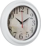 Часы настенные аналоговые Бюрократ WALLC-R80P D21см белый (WALLC-R80P21/WHITE)