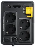 Источник бесперебойного питания APC Back-UPS 950VA/520W, 230V, AVR, 4 Schuko Sockets, USB, 1 year warranty