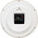 Часы настенные аналоговые Бюрократ WALLC-R83P D22см белый/бежевый (WALLC-R83P22/IVORY)