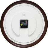 Часы настенные аналоговые Бюрократ WALLC-R85P D35см коричневый/белый (WALLC-R85P35/BROWN)