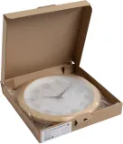 Часы настенные аналоговые Бюрократ WALLC-R87P D29см темно-коричневый/белый (WALLC-R87P29/DARK_BROWN)