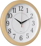 Часы настенные аналоговые Бюрократ WALLC-R88P D29см бежевый/белый (WALLC-R88P29/IVORY)