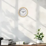 Часы настенные аналоговые Бюрократ WALLC-R88P D29см бежевый/белый (WALLC-R88P29/IVORY)