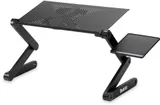 Стол для ноутбука Buro BU-803 складн. столешница металл черный 48x48x26см