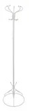 Вешалка напольная Бюрократ Ажур-2Ф 144/WHITE белый основание крестовина наконечники латунь крючки двойные для верхней одежды метал.