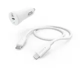 Комплект зар./устр. Hama H-183297 3A (PD) USB Type-C для Apple белый (00183297)