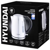 Чайник электрический Hyundai HYK-S2014 1.7л. 2000Вт серебристый/черный (корпус: нержавеющая сталь)