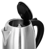 Чайник электрический Hyundai HYK-S2014 1.7л. 2000Вт серебристый/черный (корпус: нержавеющая сталь)