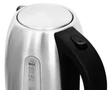 Чайник электрический Hyundai HYK-S2014 1.7л. 2000Вт серебристый/черный (корпус: нержавеющая сталь)