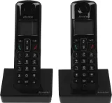 Р/Телефон Dect Alcatel S230 DUO RU черный (труб. в компл.:2шт) АОН