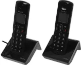 Р/Телефон Dect Alcatel S230 DUO RU черный (труб. в компл.:2шт) АОН