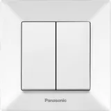 Выключатель Panasonic Arkedia скрыт. 2кл. IP20 белый глянцевый (упак.:1шт) (WMTC00132WH-RU)