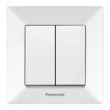 Выключатель Panasonic Arkedia скрыт. 2кл. IP20 белый глянцевый (упак.:1шт) (WMTC00092WH-RU)