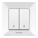 Переключатель Panasonic Arkedia скрыт. 2кл. IP20 белый глянцевый (упак.:1шт) (WMTC00112WH-RU)