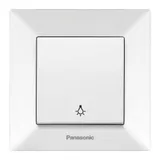 Выключатель Panasonic Arkedia скрыт. 1кл. кнопоч.нажим. IP20 белый глянцевый (упак.:1шт) (WMTC00162WH-RU)