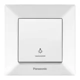 Выключатель Panasonic Arkedia скрыт. 1кл. с подсветкой IP20 белый глянцевый (упак.:1шт) (WMTC00172WH-RU)