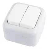 Выключатель Panasonic Palmiye откр. 2кл. IP54 белый глянцевый (упак.:1шт) (90555402-RU)