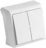 Выключатель Panasonic Vera откр. 2кл. IP20 белый глянцевый (упак.:1шт) (90681002-RU)