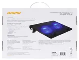 Подставка для ноутбука Digma D-NCP156-2 15.6"360x260x27мм 2xUSB 2x 120ммFAN 650г черный