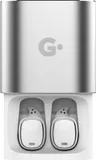 Гарнитура вкладыши Geozon G-Sound Cube серебристый/белый беспроводные bluetooth в ушной раковине (G-S02SVR)