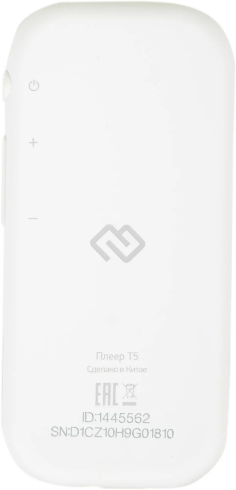 Плеер Hi-Fi Flash Digma T5 16Gb белый/1.54"/FM/microSDHC