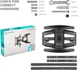 Кронштейн для телевизора Onkron M6L черный 40"-75" макс.45.5кг настенный поворот и наклон