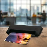 Ламинатор Cactus CS-LAB-A4400B черный A4 (80-125мкм) 40см/мин (2вал.) лам.фото реверс