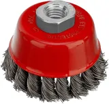 Щетка дисковая по мет. Matrix 74624 d=75мм d(посад.)=14мм (угловые шлифмашины) (упак.:1шт)